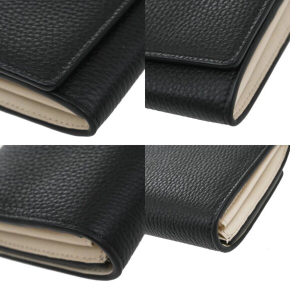 FENDI Logo Peekaboo Long Wallet Leather Black GHW Italy 83RF639 - Picture 16 of 16